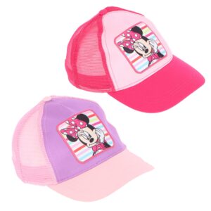 Minnie Mouse Baseball Caps - Pink/Purple - Image 1