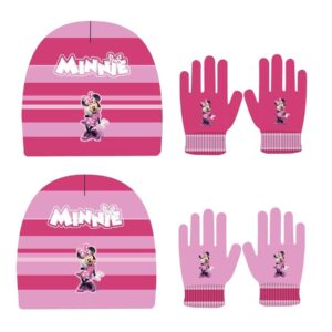 Minnie Mouse Hat with Gloves - Stripes - Image 4