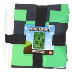 Minecraft Fleece blanket Sherpa- Head - Image 2