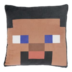 Minecraft Cushion Shaped Velour - Black - Image 2
