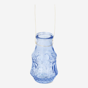 Mini blue glass vase - Image 2