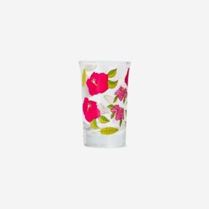Mini drinking glass with tropical print - Image 2