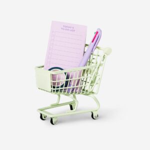 Mini green shopping cart - Image 2