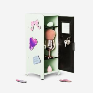 Mini metal locker with stickers - Image 2