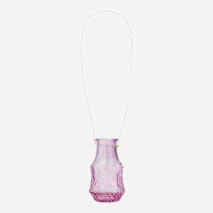 Mini pink glass vase - Image 3