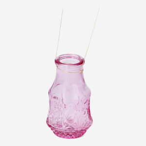 Mini pink glass vase - Image 2