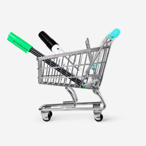 Mini shopping cart - Green