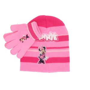 Minnie Mouse Hat with Gloves - Stripes - Image 2