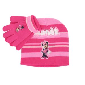 Minnie Mouse Hat with Gloves - Stripes - Image 3