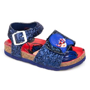 Miraculous Ladybug Summer Sandals Glitter blue
