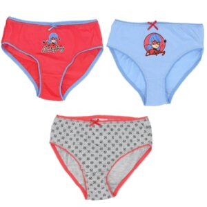 Miraculous Ladybug 3 Pack Briefs - Girls