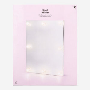 Wall-mounted illuminated mirror - Image 1