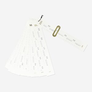 Monthly Calendar with Metal Marker - Image 1