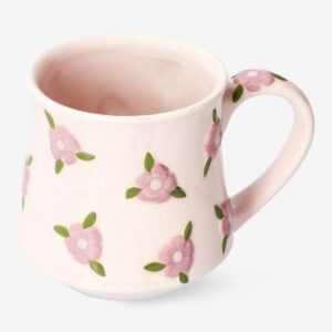 Mug with embossed cherry blossoms - 320 ml