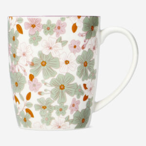 Mug with flowers - 330 ml - Image 2