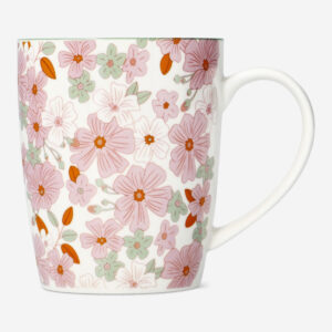 Mug with flowers - 330 ml - Image 2