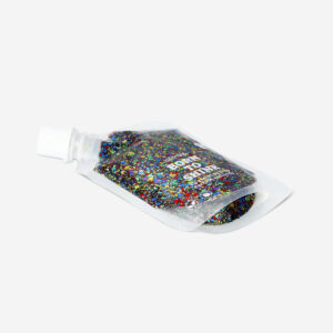 Multi coloured glitter for hair and body - 50 ml - Image 2