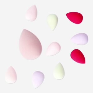 Multi coloured makeup blender sponges - 5 pcs - Image 3
