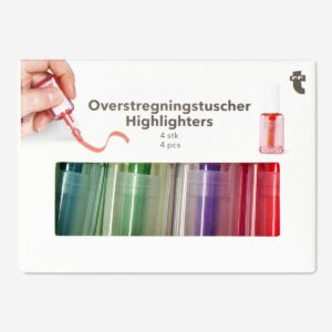 Nailpolish-Shaped Highlighters - 4 pcs - Image 3