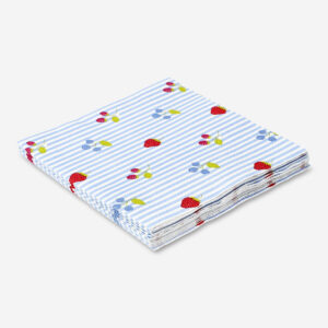 Napkins with berry print - 16 pcs - Image 3