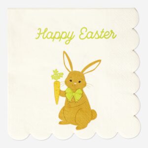 Napkins with Easter bunny - 16 pcs - Image 1