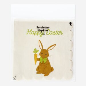Napkins with Easter bunny - 16 pcs - Image 3