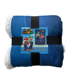 Super Mario Fleece blanket - Sherpa - Luigi - Image 2