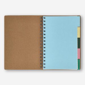 Notebook with Lined Pages and Tab Dividers - A5 - Image 2