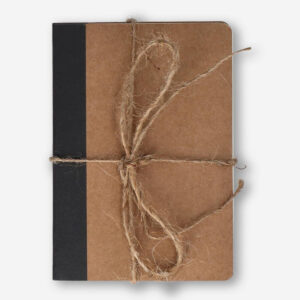 Brown notebooks with Blank Pages - 2 pcs - Image 1