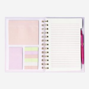 Notebook with ballpoint pen and sticky memos - Image 3