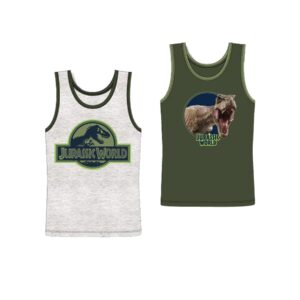 Jurassic World Singlet 2 pack - Green - Image 1
