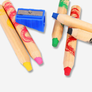 Oil-based Pencil Crayons - 6 pcs - Image 2