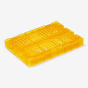 Orange collapsible storage box - Small - Image 2