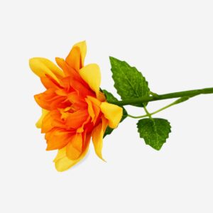Orange decorative flower - Image 3