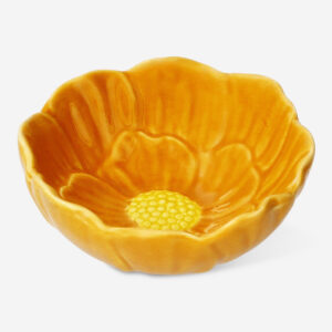 Orange flower bowl - Small - Image 1