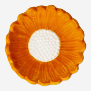 Orange flower shaped dish - Small - Image 3