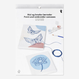 Paint and embroider canvas kit - 2 pcs - Image 1