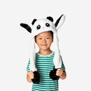 Panda hat with moving ears for kids - Image 1