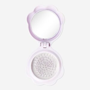 Paw shaped hairbrush and mirror