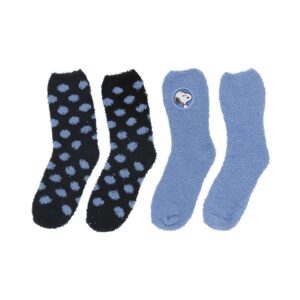 Snoopy Snoopy 2-Pack Socks - Pink and White - Image 1