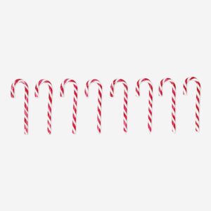 Peppermint candy canes - 8 pcs - Image 2