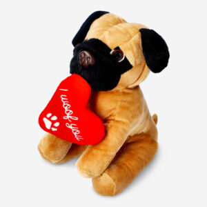Plush mastiff dog pet toy - Image 1