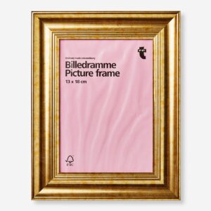 Gold Picture Frame - 13x18 cm