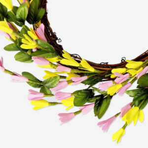 Pink and yellow wreath - Image 3