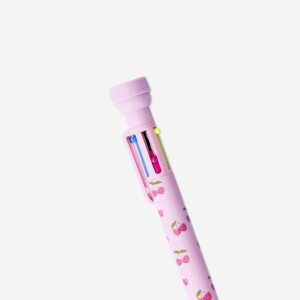 Cherry ballpoint pen - Multi colour ink - Image 3