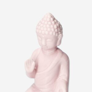 Pink ceramic Buddha - Image 3
