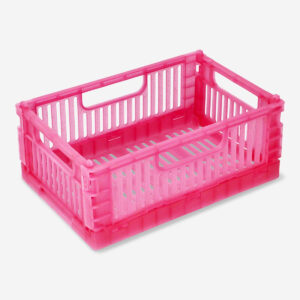 Pink collapsible storage box - Large - Image 1