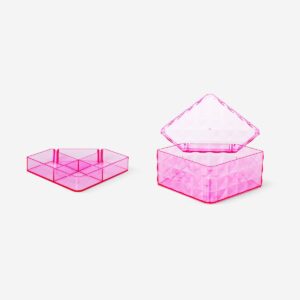 Pink cosmetic organiser - Image 2