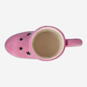 Pink cowboy boot shaped mug - Image 2