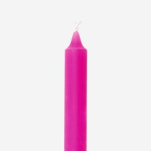 Pink dinner candle - 24 cm - Image 3